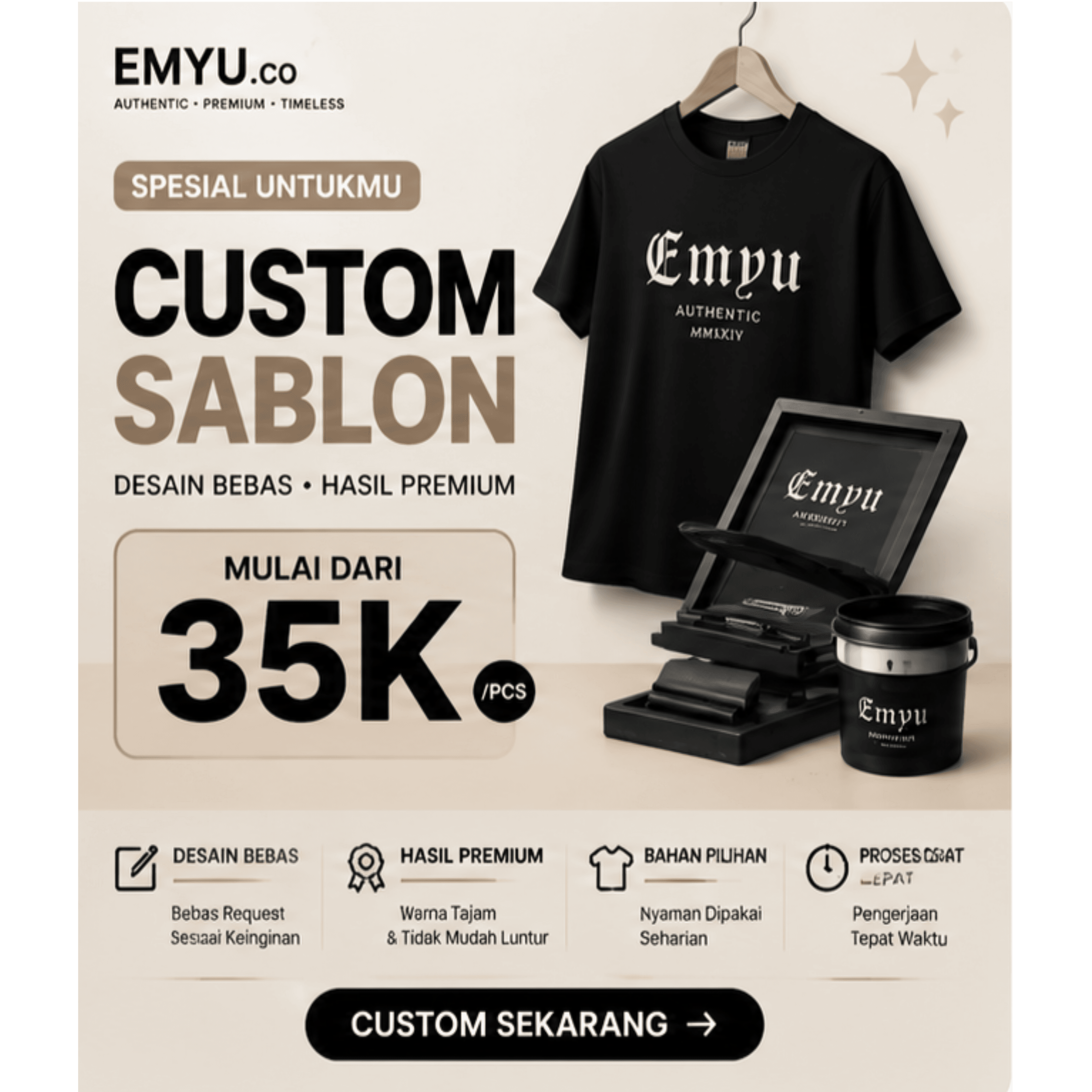 custom sablon
